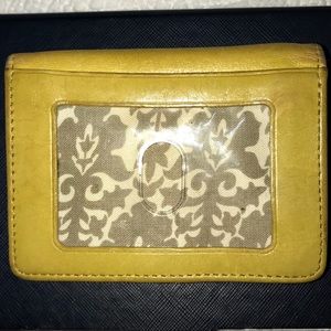 Hobo International Lime Green Leather Wallet